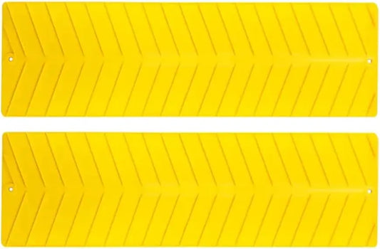 ProPlus 360833 Anti-Rutsch-Matten Anfahrhilfe Grip-System 2 Stück 740x225mm Farbe gelb