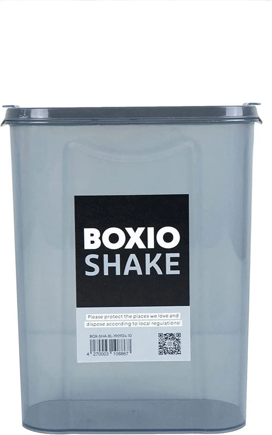 BOXIO - SHAKE: 3er Set Schüttdose als Kunststoffbehälter für Lebensmittel, Hundefutter & Mehlbox. Leichte Organisation mit unserer Aufbewahrungsdose als perfekte Streuhilfe für deine Trenntoilette