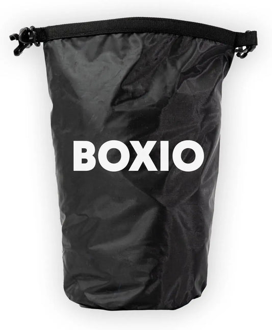 BOXIO - DRYBAG: 5L wasserdichte Tasche für Camping, Kanu, SUP, Boot & Outdoor – Lebensmittelechter Ice Bag Cool, perfektes Camping Zubehör um Einkäufe zu kühlen