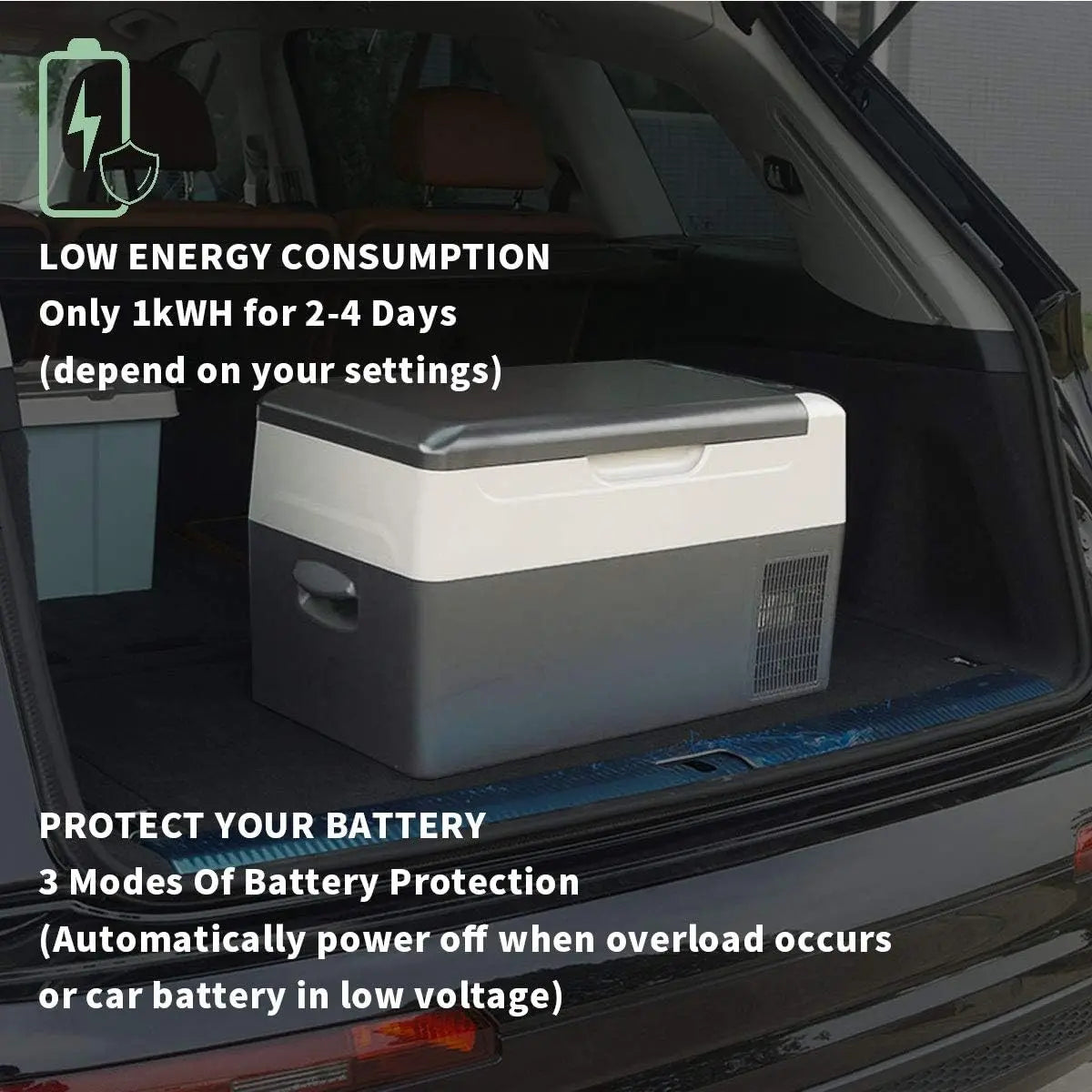 Alpicool G22 22L Kompressor Kühlbox Mini Kühlschrank Elektrische Tragbare Camping-Kühlbox Gefrierbox 12/24v für Auto, Lkw, Boot, -20℃-20℃