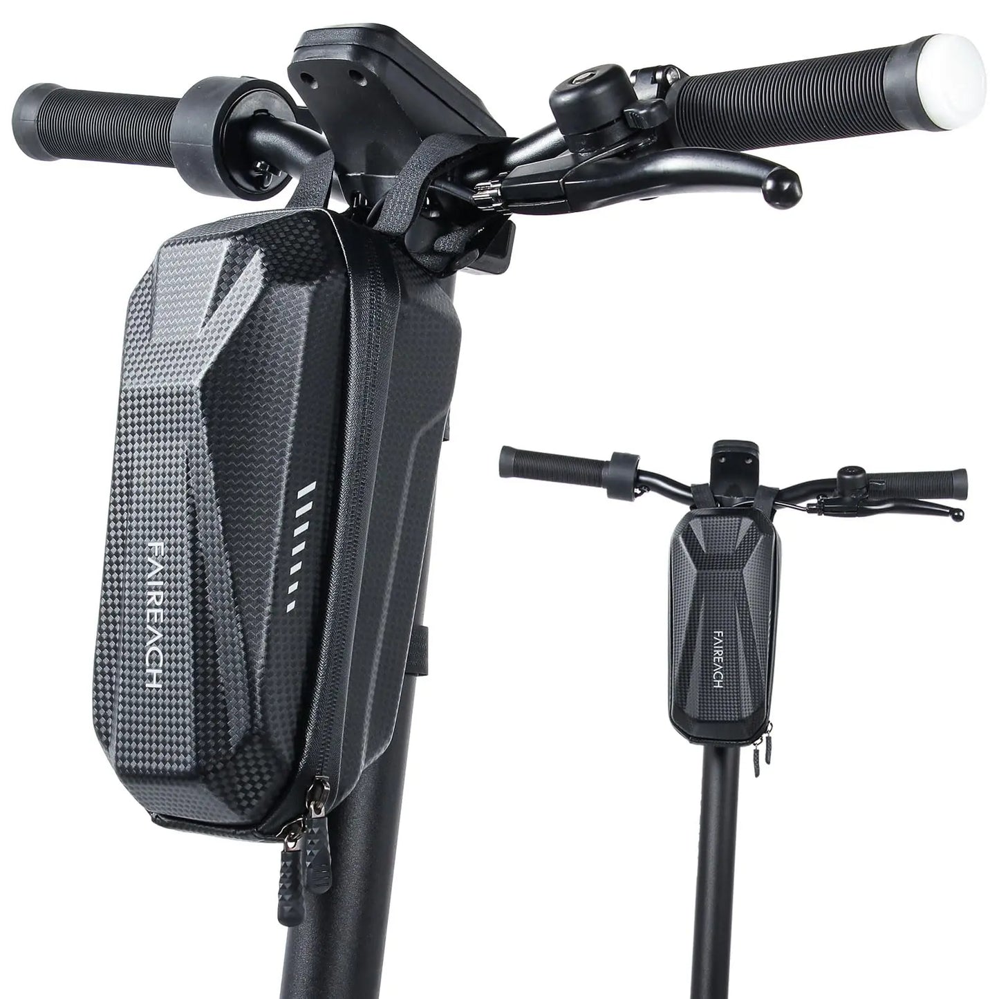 Faireach E Scooter Tasche für Roller, Große Kapazität Roller Tasche, wasserdichte Front Tube Bag mit Eva Hard Sell, Lenkertasche Escooter für Xiaomi Mijia Sedway Ninebot