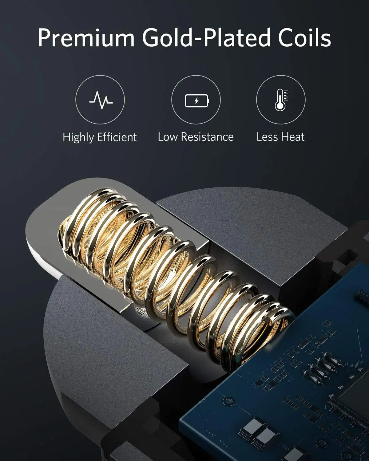 Anker 24W Car Charger Ladegerät, Mini Autoladegerät, 4.8A Duales USB Mit Blauem LED-Licht, Kompatibel Mit iPhone 16/15/14/13, iPad Pro/Air 2/Mini, Galaxy und Mehr