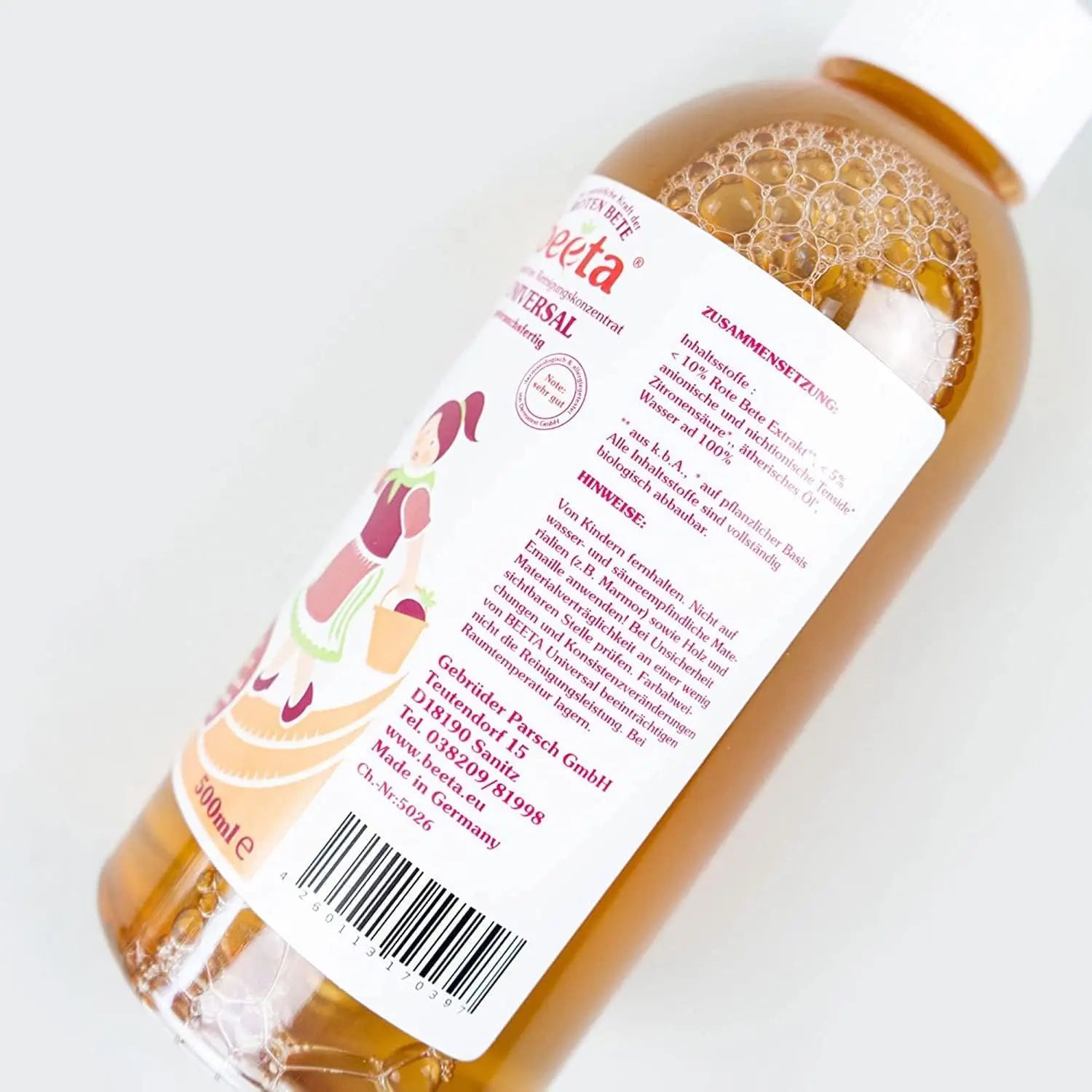 BOXIO - CLEAN: Universalreiniger für deine BOXIO TOILET aus Roter Beete. Ideales Putzmittel, 5in1 Mehrzweckreiniger für Haushalt, Bad & WC, Glas, Metalle und Kunstoff