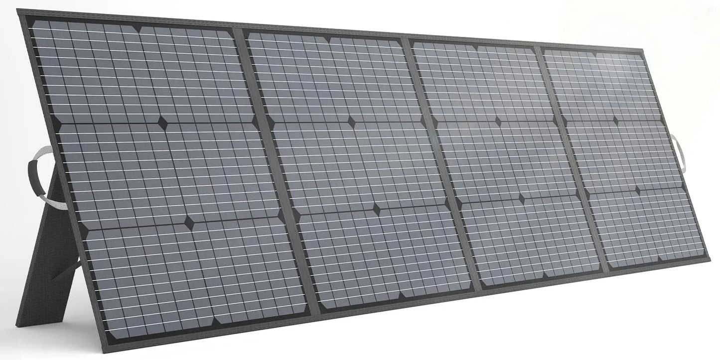 400W Tragbare Solarpanel, Faltbare Solarmodul Kit komplett mit einem verstellbaren Kickstand, Wasserdicht IP67 für Outdoor Camping Portable Power Station Wohnmobil RV Garten Balkon