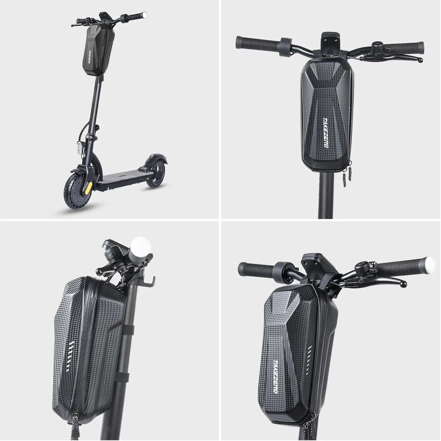 Faireach E Scooter Tasche für Roller, Große Kapazität Roller Tasche, wasserdichte Front Tube Bag mit Eva Hard Sell, Lenkertasche Escooter für Xiaomi Mijia Sedway Ninebot