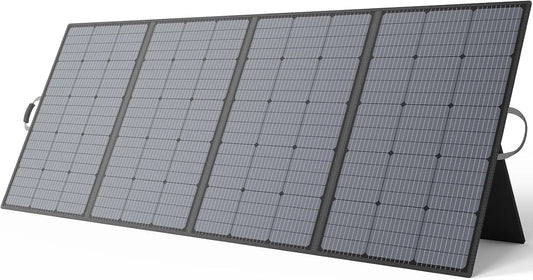 400W Tragbare Solarpanel, Faltbare Solarmodul Kit komplett mit einem verstellbaren Kickstand, Wasserdicht IP67 für Outdoor Camping Portable Power Station Wohnmobil RV Garten Balkon