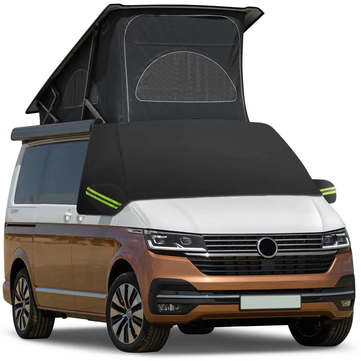 Auto Windschutzscheiben Abdeckung für Ford Transit Custom 2012-2024, 600D Frontscheibe Abdeckung Frontscheibe Wrap Cover Wasserdicht Wetterfest Anti Frost Frontscheibenabdeckung ,Scheibenabdeckung