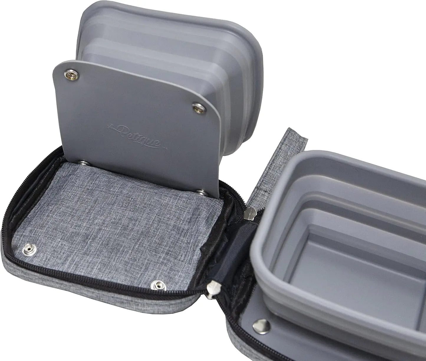 Portabowl – Umweltfreundliche Faltbare 2-in-1-Hundenäpfe – hochwertige Reise-Hundenäpfe mit Reiseetui – leicht und kompakt – 100 % lebensmittelechtes Silikon, BPA-frei. Für kleine und große Hunde