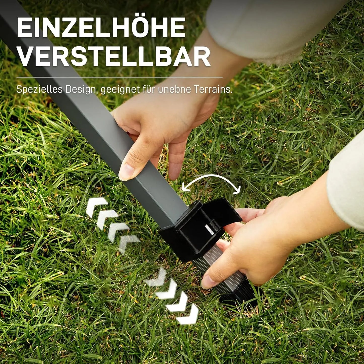 EVER ADVANCED Campingtisch Klappbar Aluminium 120X70CM Klapptisch 100KG Belastbar Aufrollbarer Tischplatte für 4-6 Personen, Falttisch mit Tragetasche für Camping Picknick Garten Balkon, Dunkelgrau