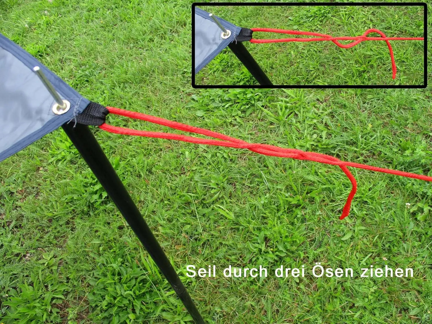 1-2-3-Seil rot Spezialseil Länge 20 Meter Ø 6mm