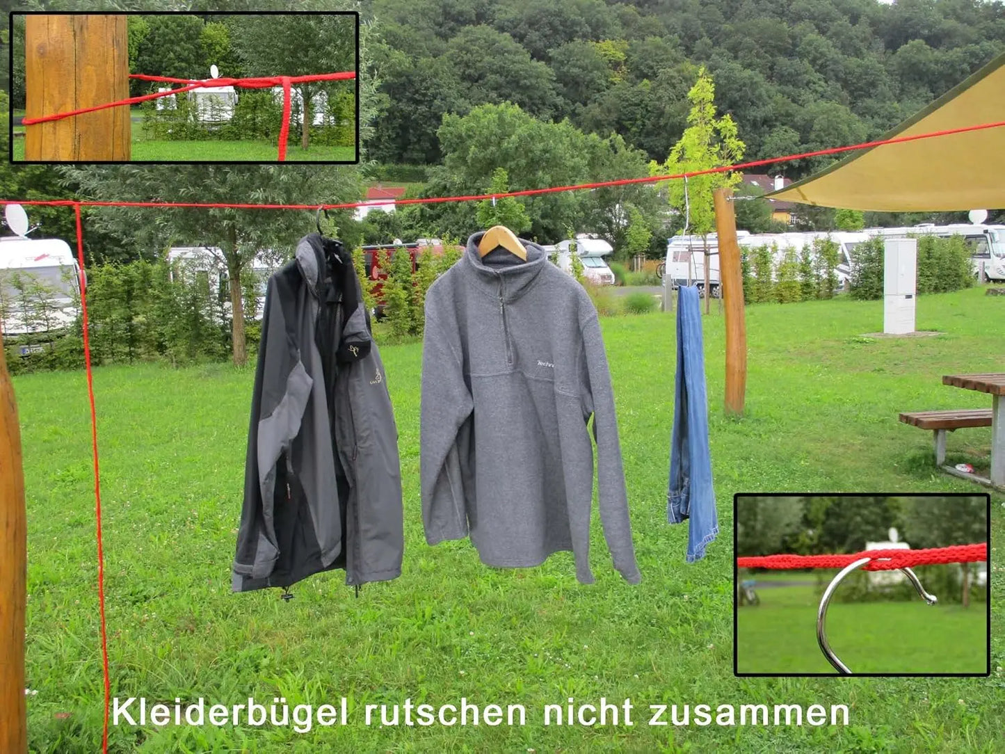 1-2-3-Seil rot Spezialseil Länge 20 Meter Ø 6mm