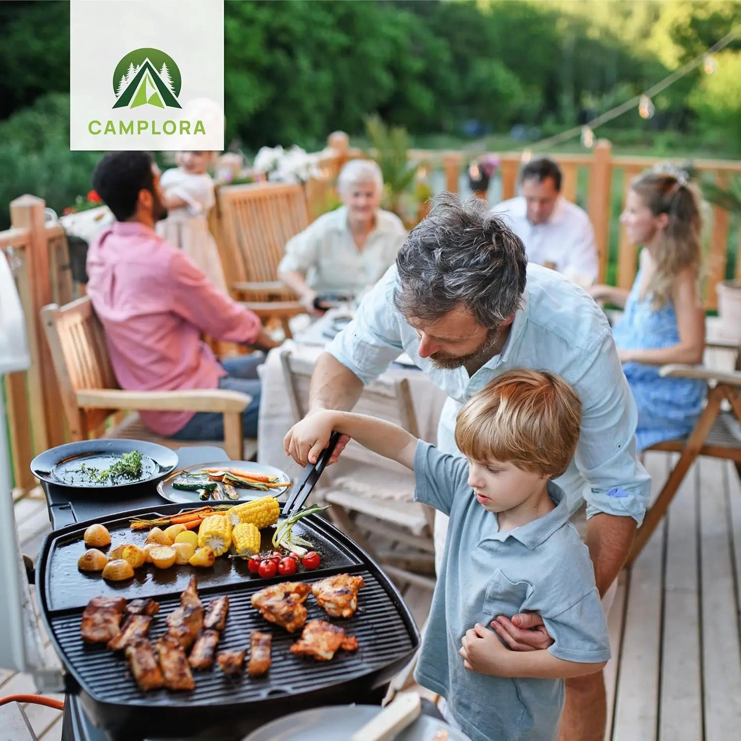 CAMPLORA 2x 450g Gaskartuschen passend für Weber Gasgrill Q100/1000-Serie, Propangas & Butangas, Schraubkartusche mit Gewinde für Campingkocher Gas Kartuschen Schraubventil Gasflaschen butane