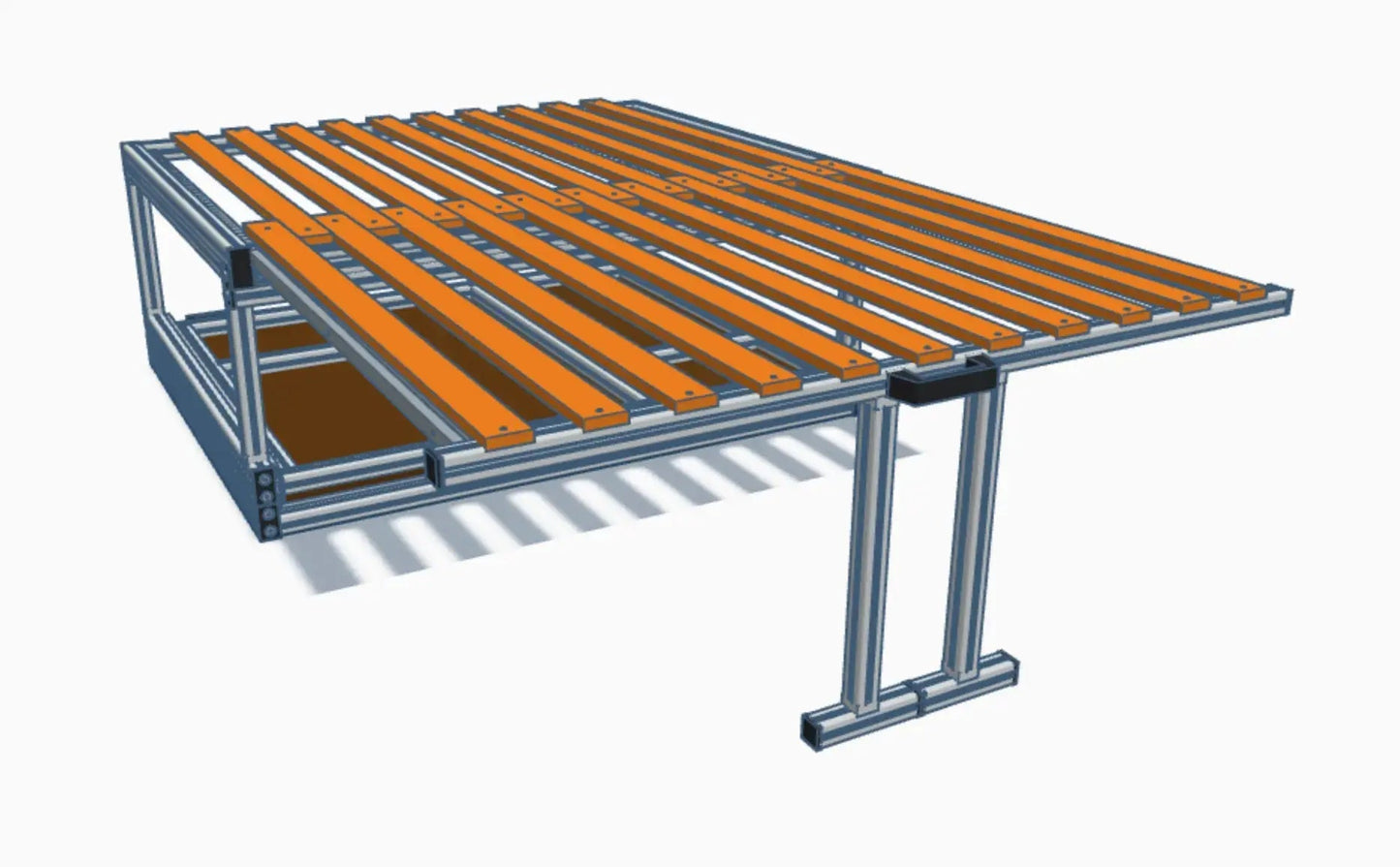BRUNO – Das modulare Bett für deinen Transporter & Bus - Campingbox mit Lattenrost für Transporter & Vans | Kastenkiste.de