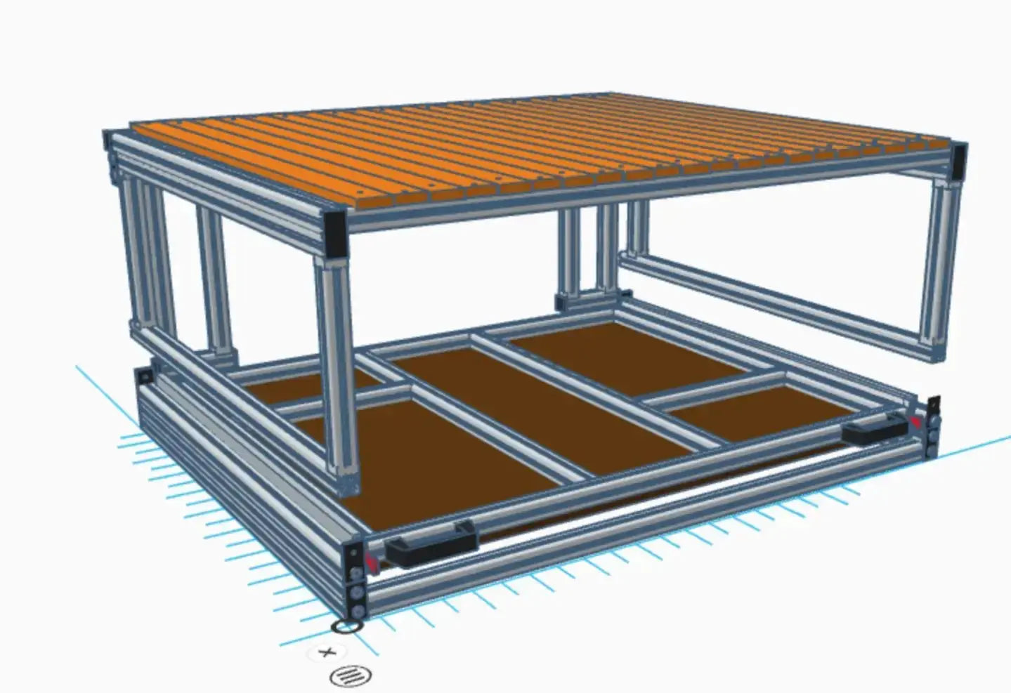 CARLOS – Campingbox mit Heckauszug & faltbarem Bettauszug - Campingbox mit Lattenrost für Transporter & Vans | Kastenkiste.de
