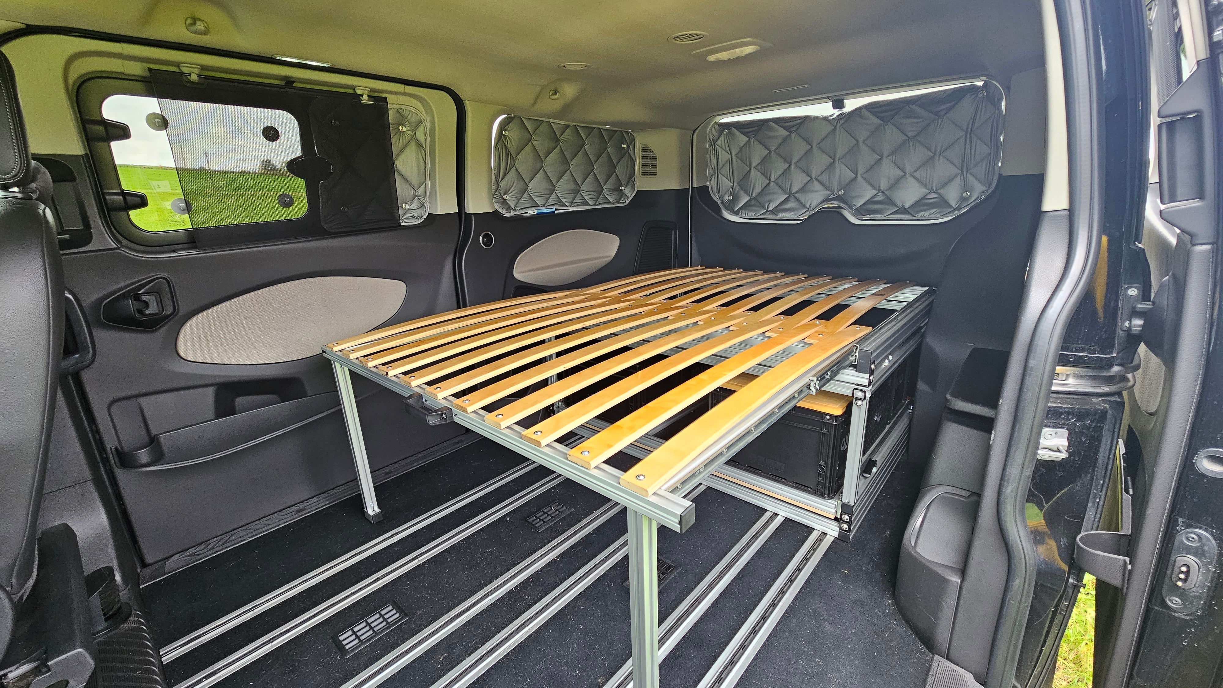 KARL - die Campingbox mit dem klappbaren Bettmodul! zwei K´s