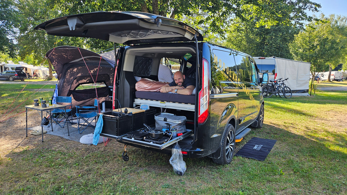 Campingbox KASTENKISTE im Ford Tourneo Custom