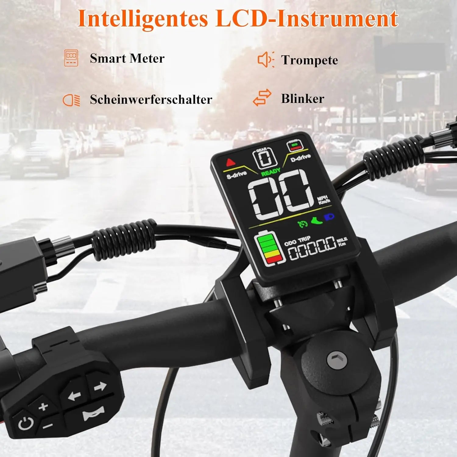 fahrradcomputer für e-scooter JOYOR Elektroroller: 45 km/h E-Scooter mit Zulassung 2025