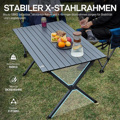 ever advanced campingtisch Flexibler Klapptisch 120x70CM für Camping von EVER ADVANCED