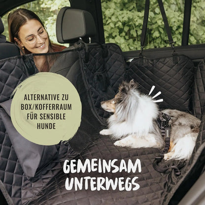 Hundegurt fürs Auto - Verstellbarer Anschnallgurt - Sicherheitsgurt mit Rückdämpfung für alle Hunderassen & Autotypen