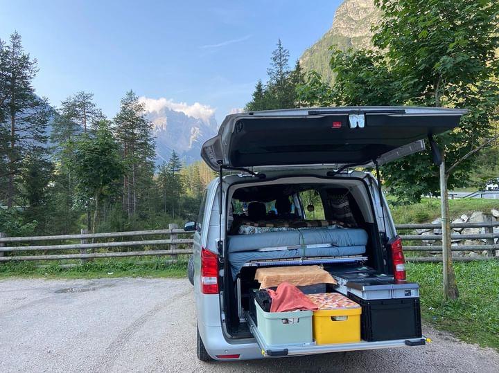Campingbox KASTENKISTE im Mercedes Vito W447 extra lang