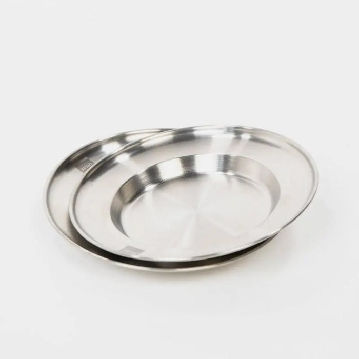 BOXIO PLATE – 2er-Set (Edelstahl-Teller)