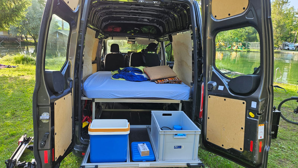 Campingbox KASTENKISTE im Mercedes Sprinter Hochdach